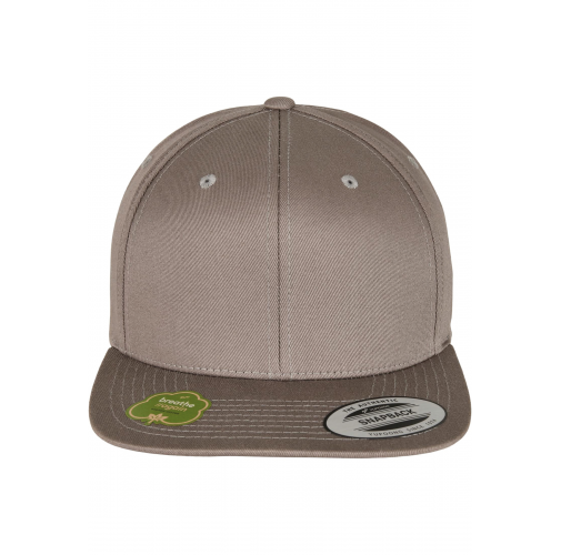 pale grey Gorra snapback algodón orgánico<br/>