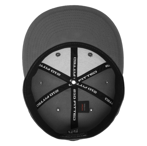 dark grey Gorra Premium 210 Fitted