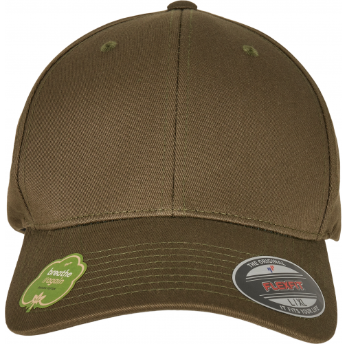 burnt olive Gorra Flexfit de algodón orgánico<br/>
