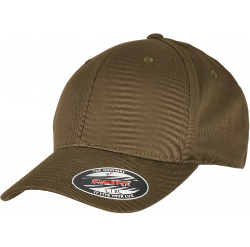 burnt olive Gorra Flexfit de algodón orgánico<br/>