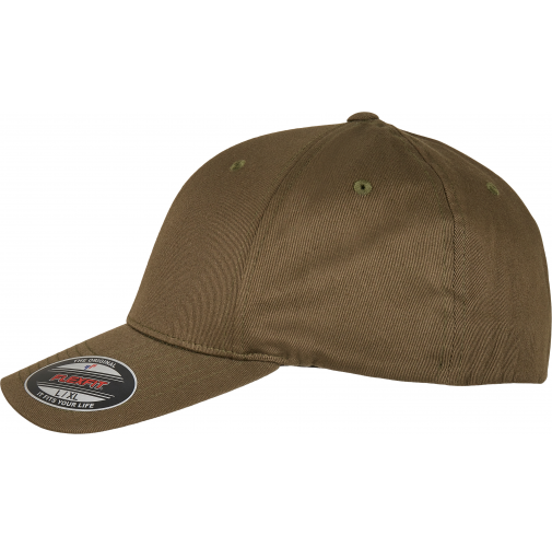 burnt olive Gorra Flexfit de algodón orgánico<br/>