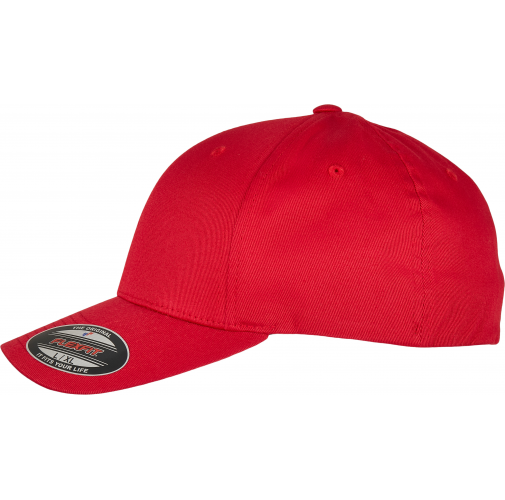 red Gorra Flexfit de algodón orgánico<br/>