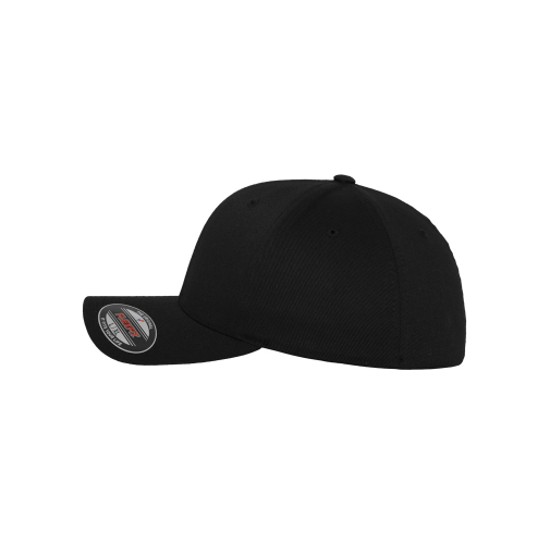 black Gorra Flexfit Wooly Combed
