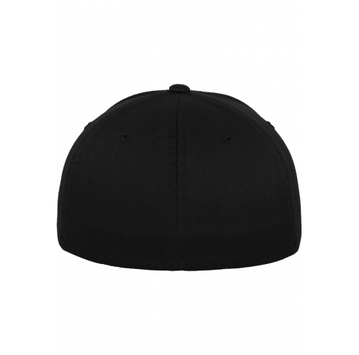 black / black Gorra Flexfit Wooly Combed