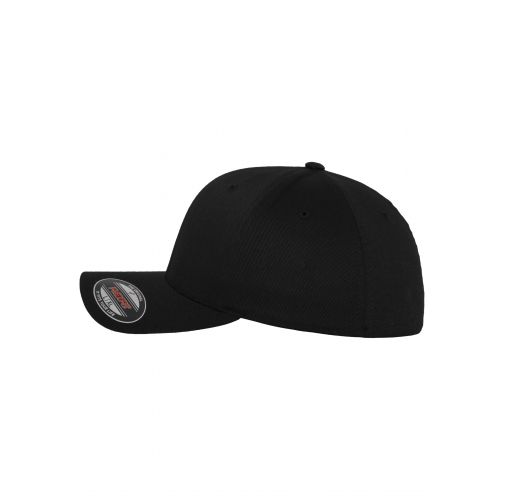 black / black Gorra Flexfit Wooly Combed