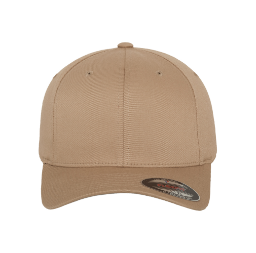 khaki Gorra Flexfit Wooly Combed