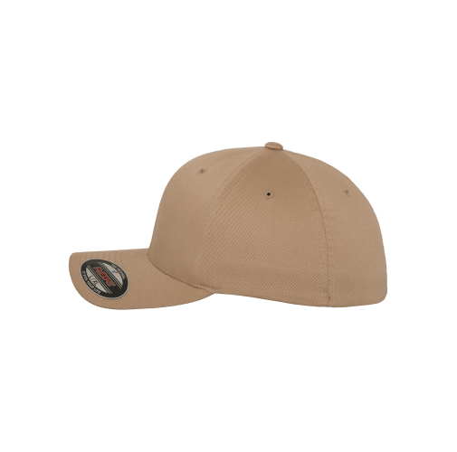 khaki Gorra Flexfit Wooly Combed