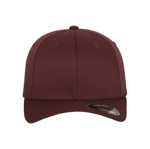 maroon Gorra Flexfit Wooly Combed