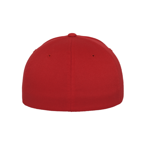 red Gorra Flexfit Wooly Combed