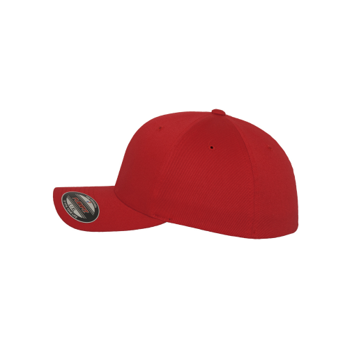 red Gorra Flexfit Wooly Combed