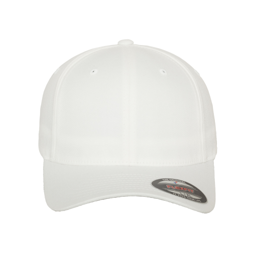 white Gorra Flexfit Wooly Combed