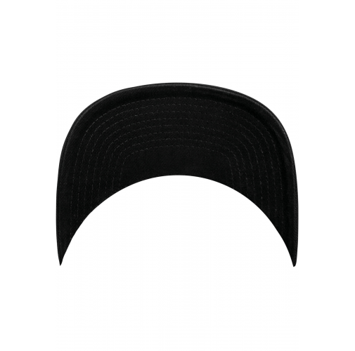 black Gorra de sarga de algodón peinado<br/>