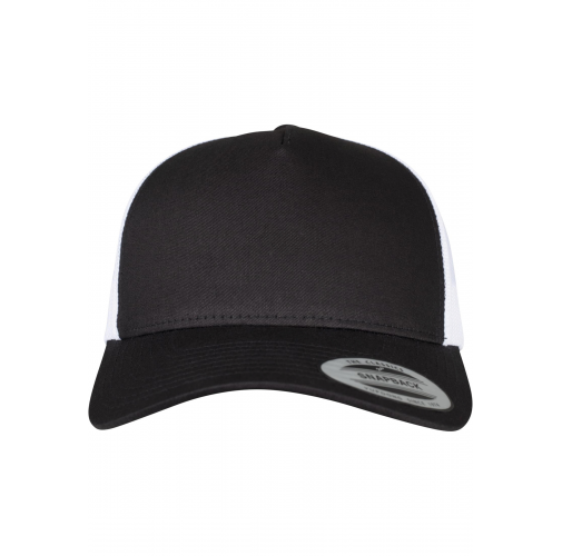 black / white Gorra trucker retro bicolor<br/>