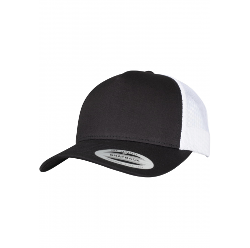 black / white Gorra trucker retro bicolor<br/>