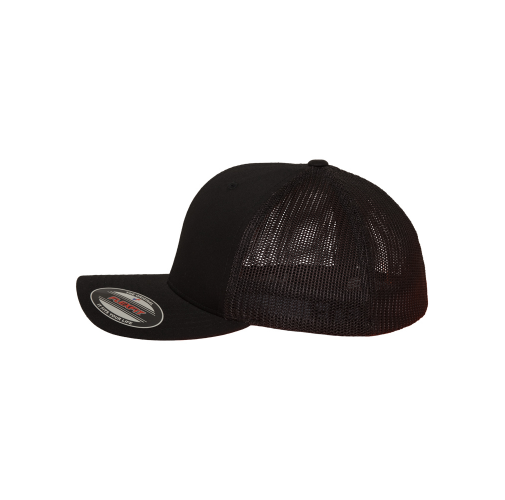 black Gorra Flexfit de rejilla Trucker