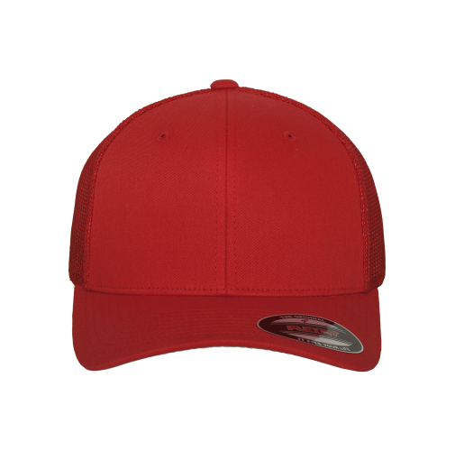 red Gorra Flexfit de rejilla Trucker