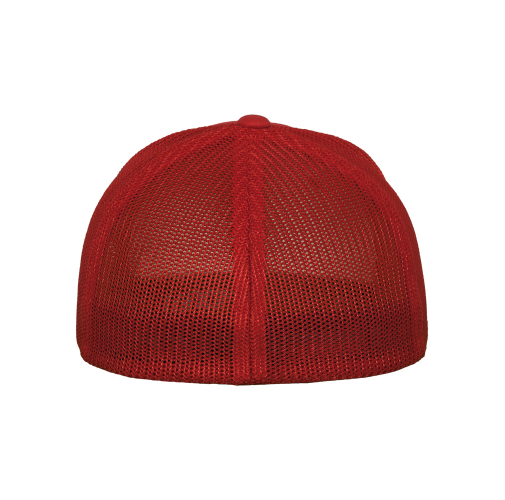 red Gorra Flexfit de rejilla Trucker