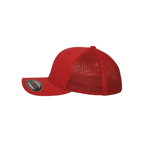 red Gorra Flexfit de rejilla Trucker