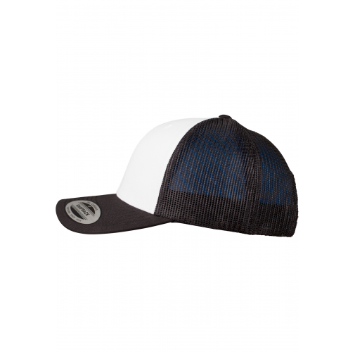 black / white Gorra Retro Trucker Colored Front