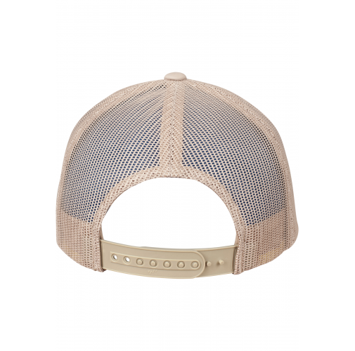 khaki / white Gorra Retro Trucker Colored Front