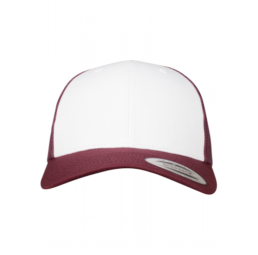 maroon / white Gorra Retro Trucker Colored Front