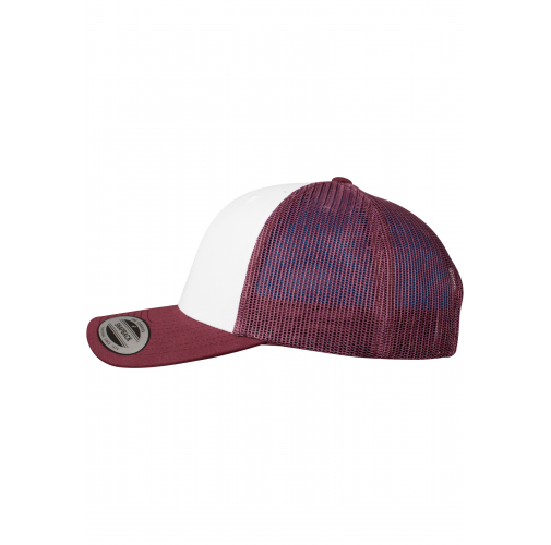 maroon / white Gorra Retro Trucker Colored Front