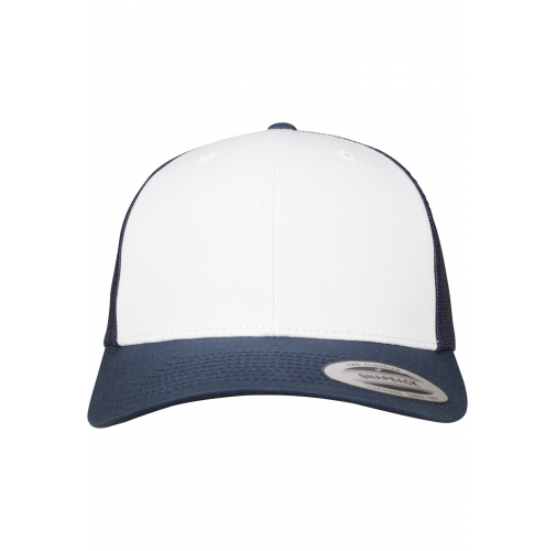 navy / white Gorra Retro Trucker Colored Front
