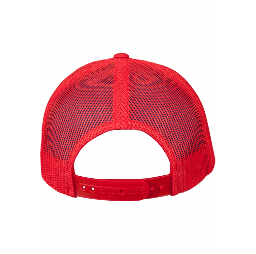 red / white Gorra Retro Trucker Colored Front