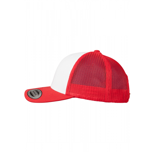 red / white Gorra Retro Trucker Colored Front