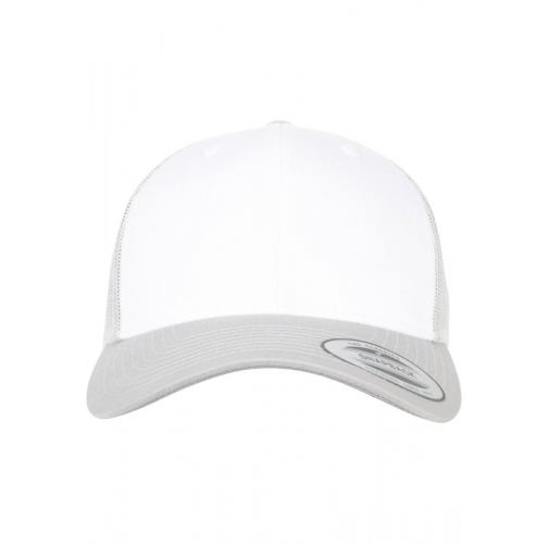 silver / white Gorra Retro Trucker Colored Front