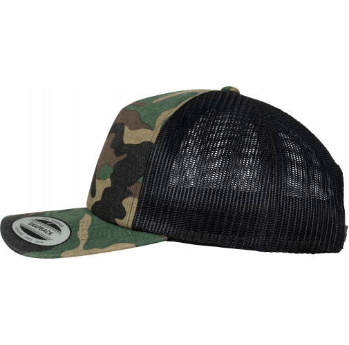 wood camouflage / black Gorra Trucker Camo