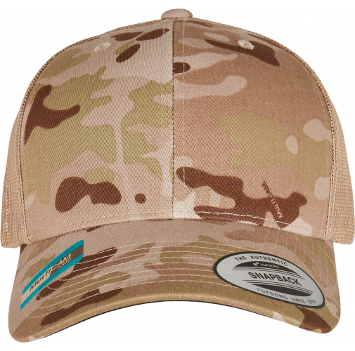 multicam arid / tan Gorra trucker retro multicam<br/>