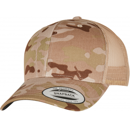 multicam arid / tan Gorra trucker retro multicam<br/>