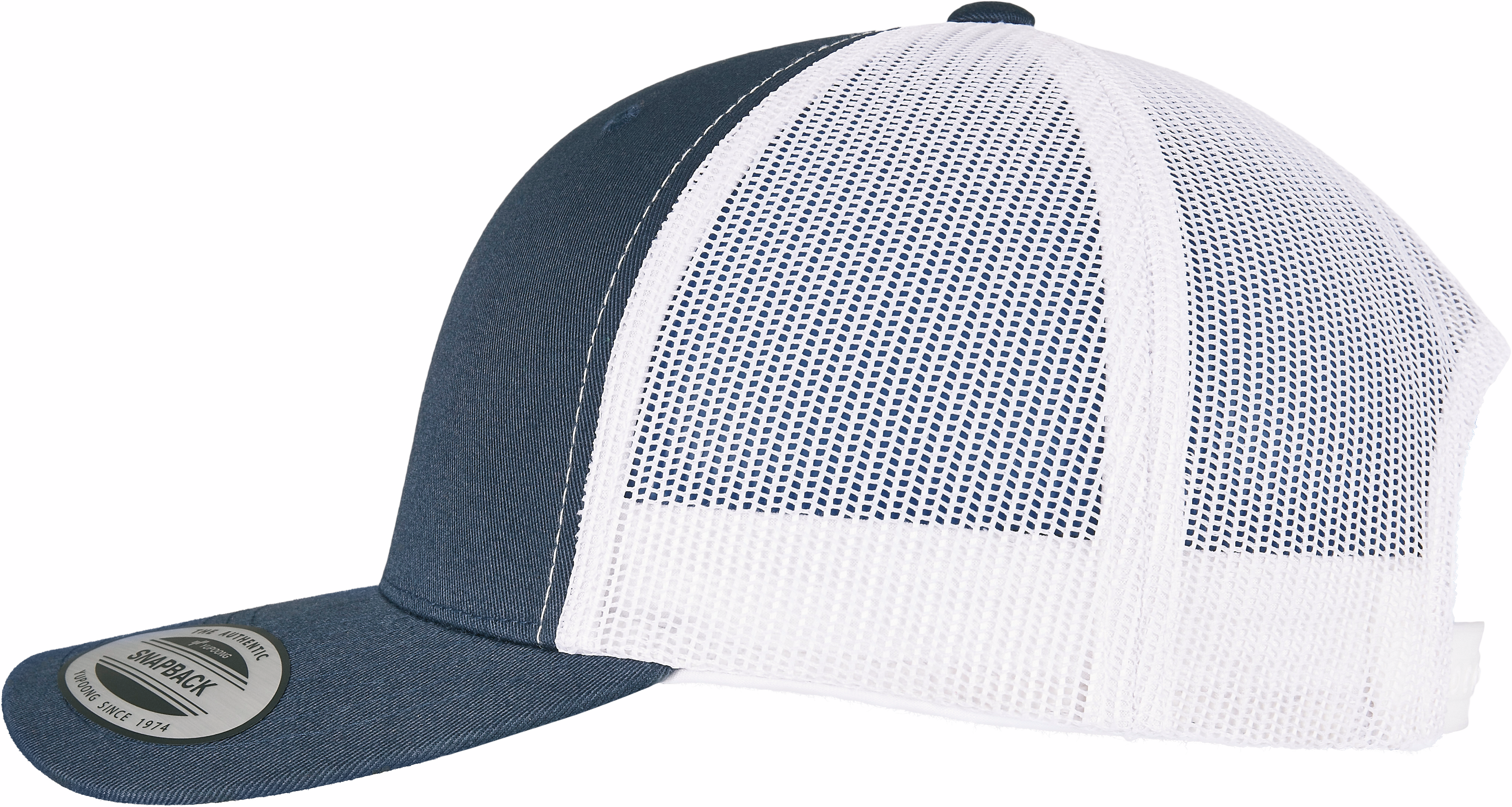 black / white Gorra classic retro Trucker