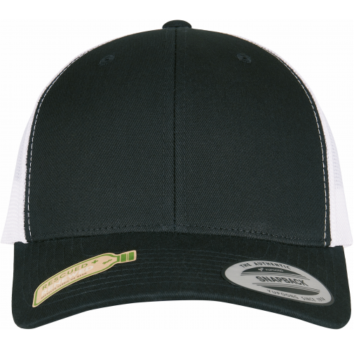black / white Gorra classic retro Trucker
