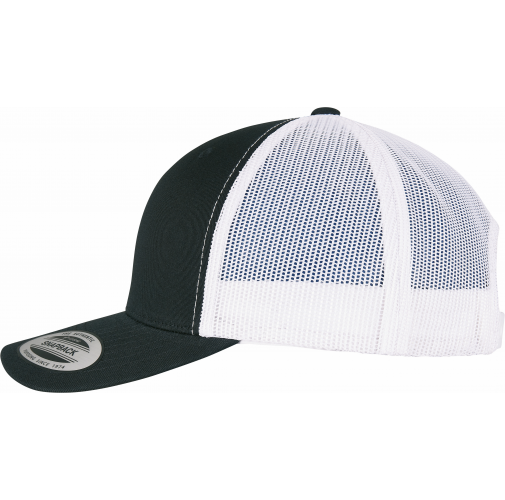 black / white Gorra classic retro Trucker
