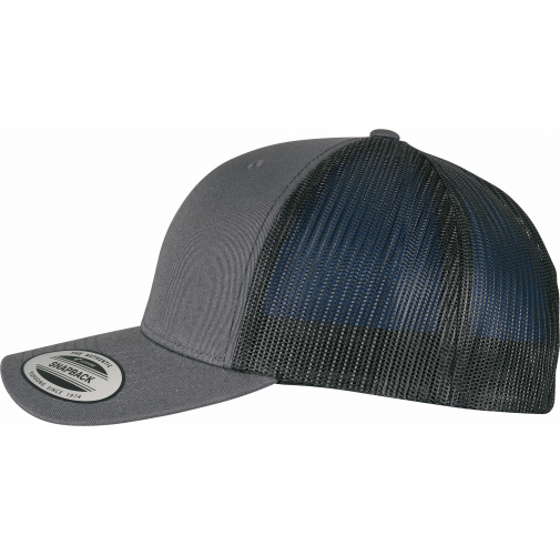 charcoal / black Gorra classic retro Trucker
