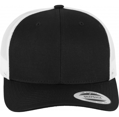 black / white Gorra trucker retro bicolor<br/>