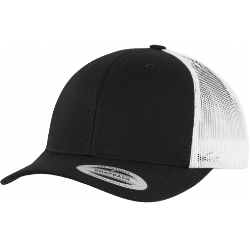 black / white Gorra trucker retro bicolor<br/>