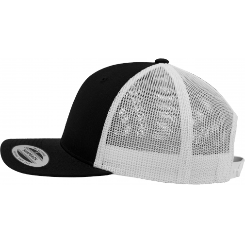 black / white Gorra trucker retro bicolor<br/>