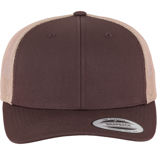 brown / khaki Gorra trucker retro bicolor<br/>
