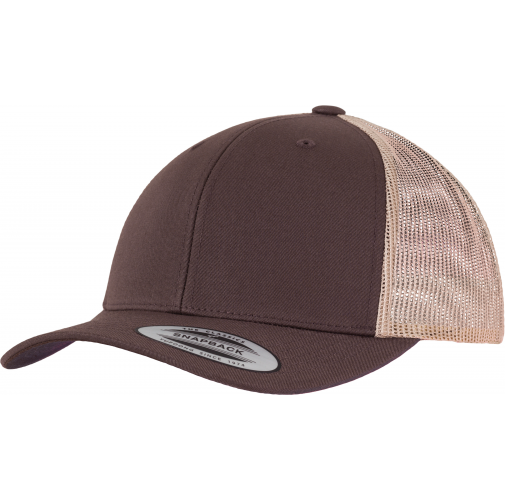 brown / khaki Gorra trucker retro bicolor<br/>