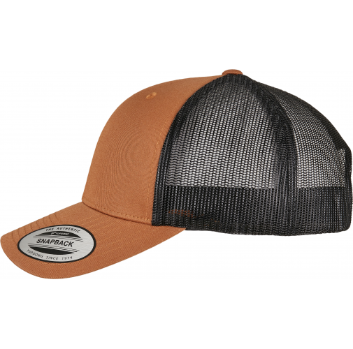 caramel / black Gorra trucker retro bicolor<br/>