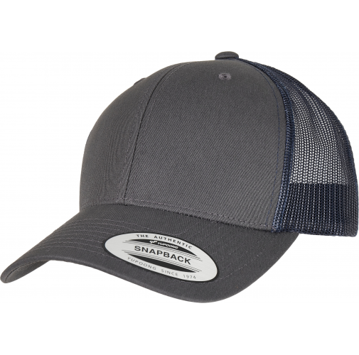 charcoal / navy Gorra trucker retro bicolor<br/>