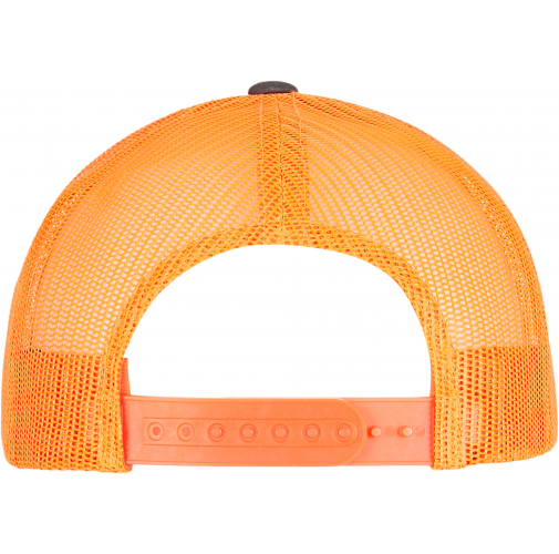charcoal / neon orange Gorra trucker retro bicolor<br/>