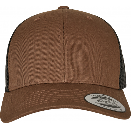 coyote brown / black Gorra trucker retro bicolor<br/>