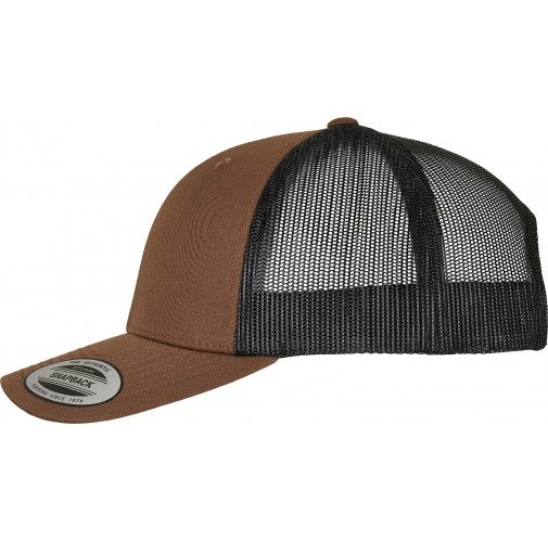 coyote brown / black Gorra trucker retro bicolor<br/>