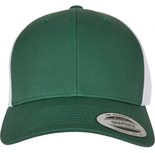 evergreen / white Gorra trucker retro bicolor<br/>