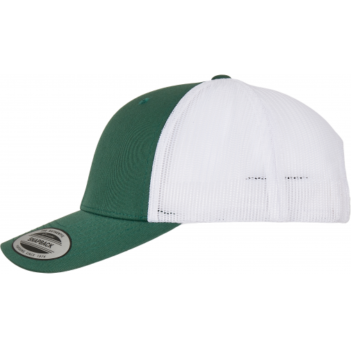 evergreen / white Gorra trucker retro bicolor<br/>