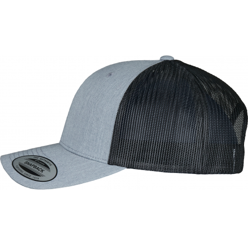 heather / black Gorra trucker retro bicolor<br/>